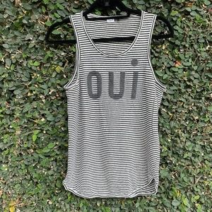 Clare V Striped Oui Tank Size XS
